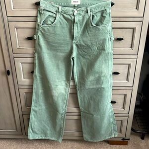 AGOLDE green cargo baggy pants Size 28